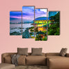 Dongbaek Island with Nurimaru APEC House in Busan, South Korea multi panel canvas wall art