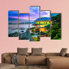 Dongbaek Island with Nurimaru APEC House in Busan, South Korea multi panel canvas wall art