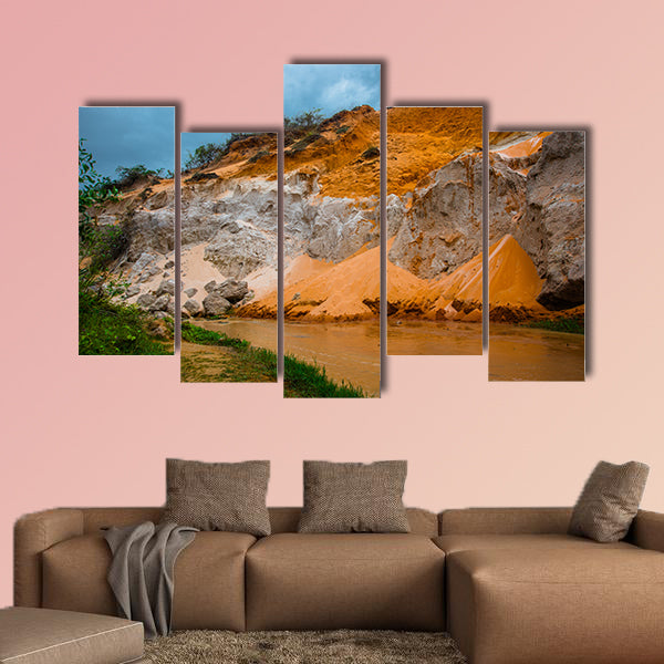 Fairy Stream (Suoi Tien), Mui Ne, Vietnam. One of the tourist attractions in Mui Ne.Beautiful mountains and water