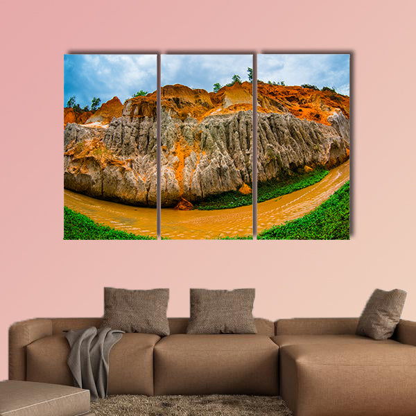 Fairy Stream (Suoi Tien), Mui Ne, Vietnam. One of the tourist attractions in Mui Ne.Beautiful mountains and water