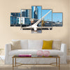 Harbor Puerto Madero Buenos Aires Argentine skyline and ships Multi Panel Canvas Wall Art