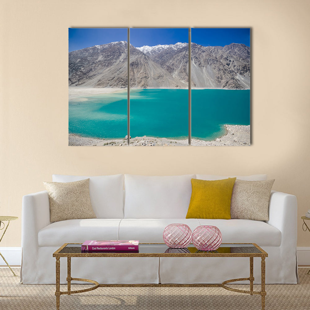 Kachura Lake in Skardu Pakistan  multi panel canvas wall art