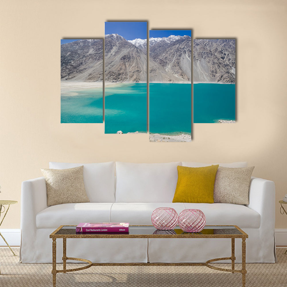 Kachura Lake in Skardu Pakistan  multi panel canvas wall art