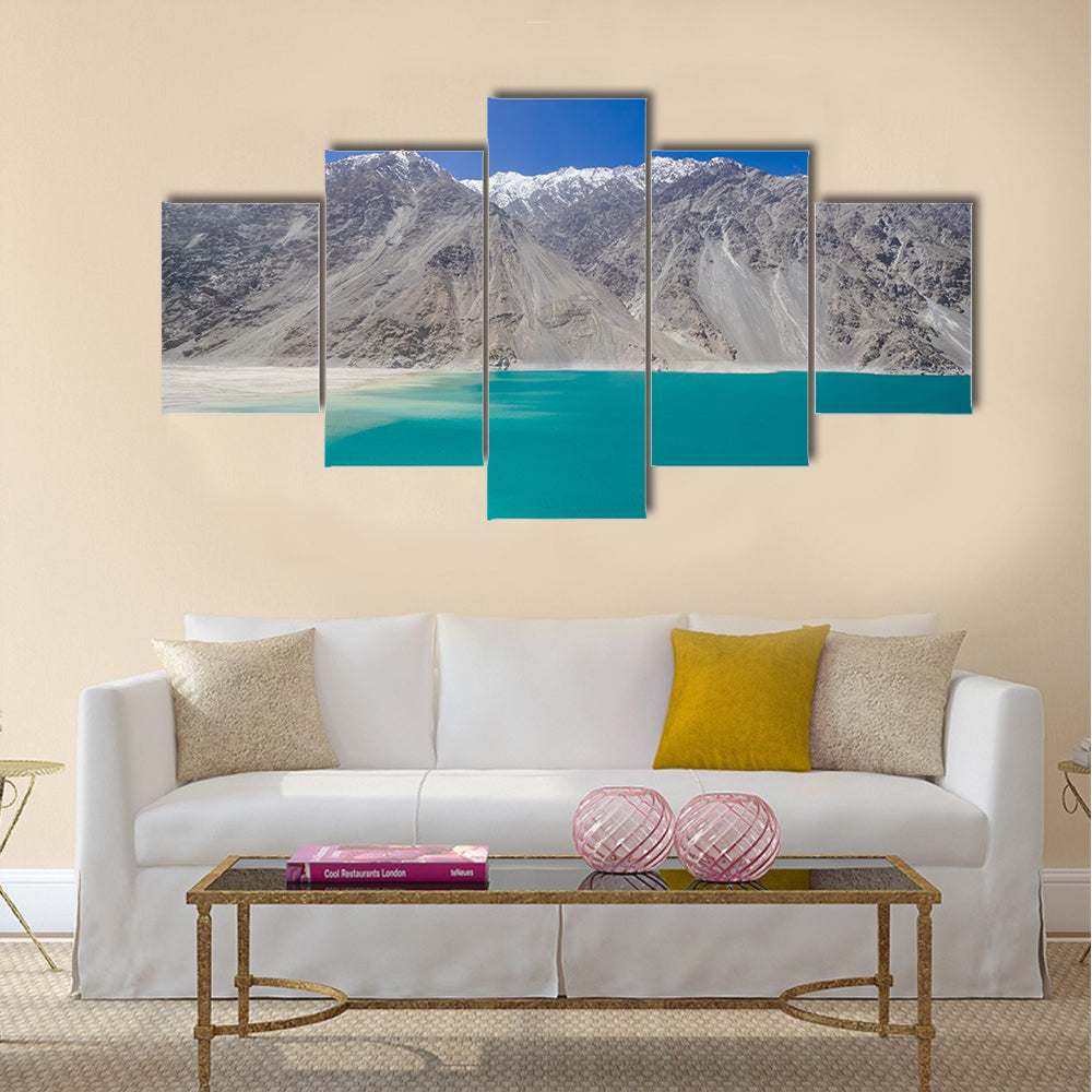 Kachura Lake in Skardu Pakistan  multi panel canvas wall art