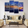 Seoul Tower and Downtown skyline  Multi panel canvas wall art