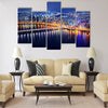 Seoul Tower and Downtown skyline  Multi panel canvas wall art