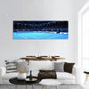 Whole tennis court panoramic canvas wall art