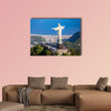 Aerial view of Christ and Botafogo Bay from high angle, Rio de Janeiro wall art