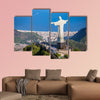 Aerial view of Christ and Botafogo Bay from high angle, Rio de Janeiro wall art