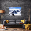 The Mountains Of The Titlis Valley Are Covered By Snow, Switzerland, Multi Panel Canvas Wall Art