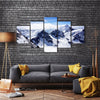 The Mountains Of The Titlis Valley Are Covered By Snow, Switzerland, Multi Panel Canvas Wall Art