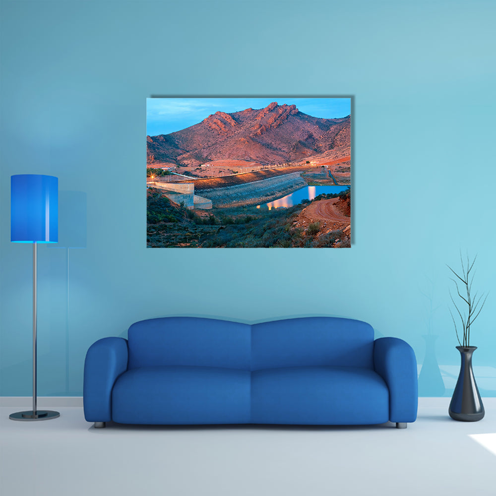 The barrage Youssef Ibn Tachfin, Tinzit, Souss multi panel canvas wall art
