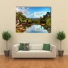 The Tropical Jungle River At The Beach Of Masoala National Park in Madagascar, Multi Panel Canvas Wall Art