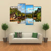 The Tropical Jungle River At The Beach Of Masoala National Park in Madagascar, Multi Panel Canvas Wall Art