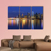 Vancouver skyline at Dusk as seen from Stanley Park British Columbia wall art