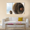 Engine jet multi panel canvas wall art