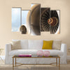 Engine jet multi panel canvas wall art