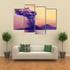 Volcano eruption at Anak Krakatau, Indonesia multi panel canvas wall art