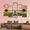 Charleston, South Carolina, USA at Waterfront Park Multi panel canvas wall art