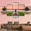 Charleston, South Carolina, USA at Waterfront Park Multi panel canvas wall art