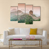 Beautiful Great Wall of China at the Jinshanling section multi panel canvas wall art