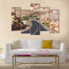 Desert Winding Road Multi panel canvas wall art