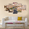 Desert Winding Road Multi panel canvas wall art