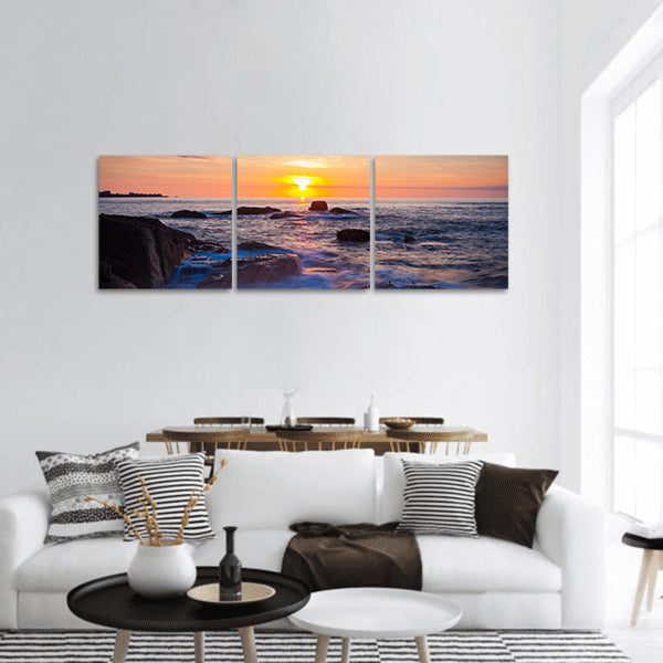 Sunset Panoramic Canvas Wall Art