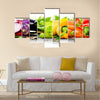 Colorful vegetable mix with white space for text, Multi panel canvas wall art