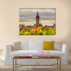 View of the University of Glasgow - Scotland, Multi Panel Canvas Wall Art