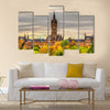 View of the University of Glasgow - Scotland, Multi Panel Canvas Wall Art