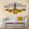 View of the University of Glasgow - Scotland, Multi Panel Canvas Wall Art