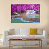 Waterfall in rain forest (Tat Kuang Si Waterfalls at Luang prabang, Laos.) Multi Panel Canvas Wall Art