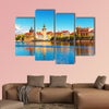 Scenic summer view of the Old Town ancient in Prague Czech Republic multi panel canvas wall art