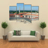 Aerial view on Washington DC Multi panel canvas wall art