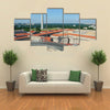 Aerial view on Washington DC Multi panel canvas wall art