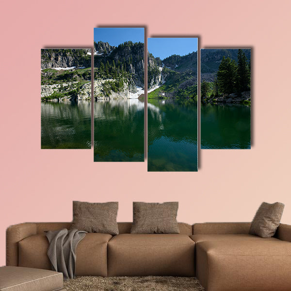 Upper Bloomington LakeMulti panel canvas wall art.