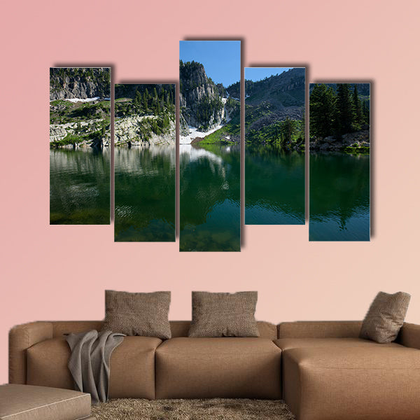 Upper Bloomington LakeMulti panel canvas wall art.