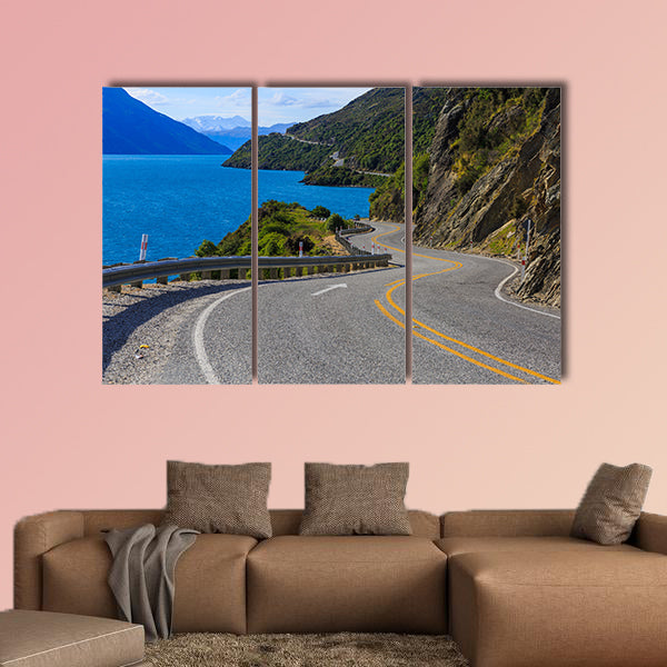 Road to Queenstown multi panel canvas wall art