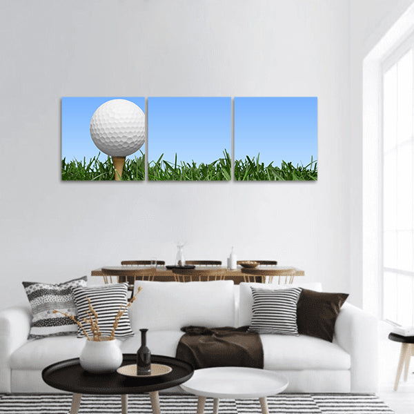 Golf, Grass, Golf Ball panoramic canvas wall art