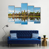 Cambodian landmark Angkor with reflection Siem Reap, Cambodia Multi panel canvas wall art