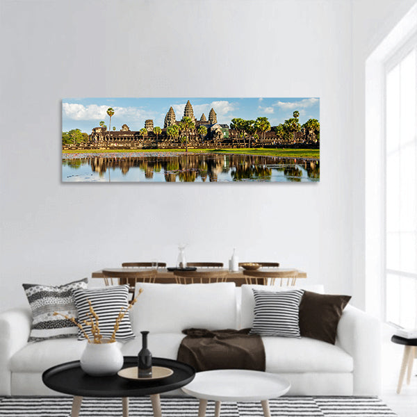 Cambodian Landmark Panoramic Canvas Wall Art