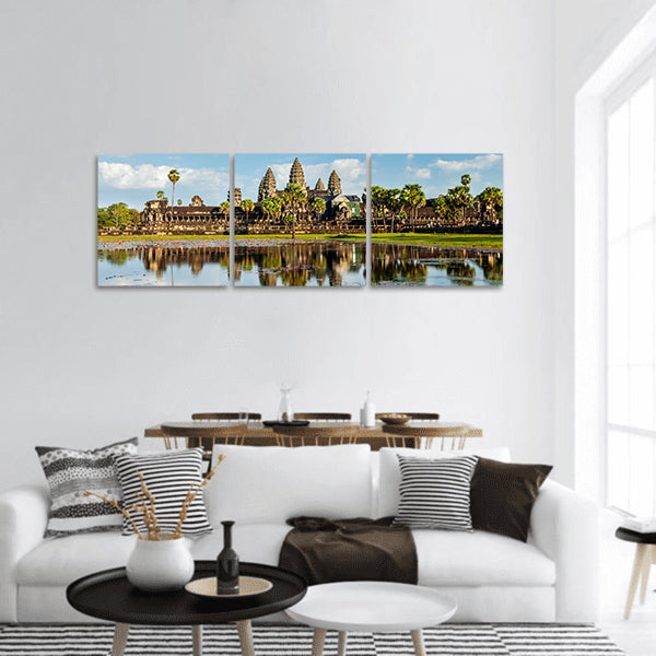 Cambodian Landmark Panoramic Canvas Wall Art