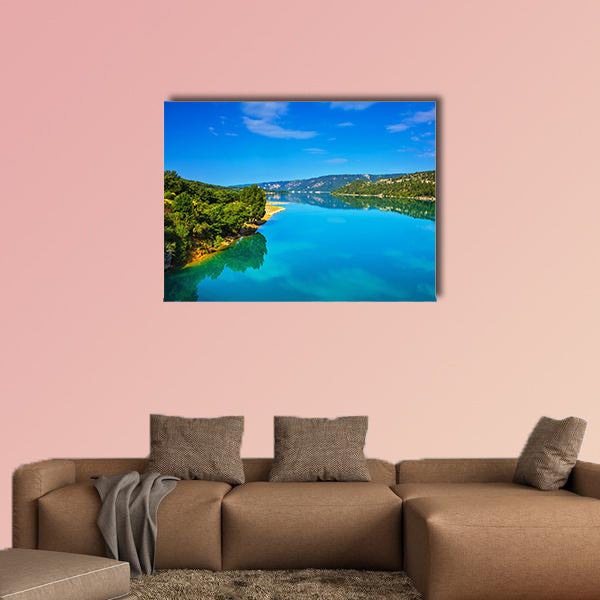 Verdon Canyon the most spectacular in the French Alps. Spring Provence wall art