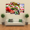 Mediterranean salad Italian cuisine Mediterranean cuisine Tomato mozzarella Multi panel canvas wall art