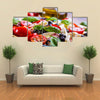 Mediterranean salad Italian cuisine Mediterranean cuisine Tomato mozzarella Multi panel canvas wall art