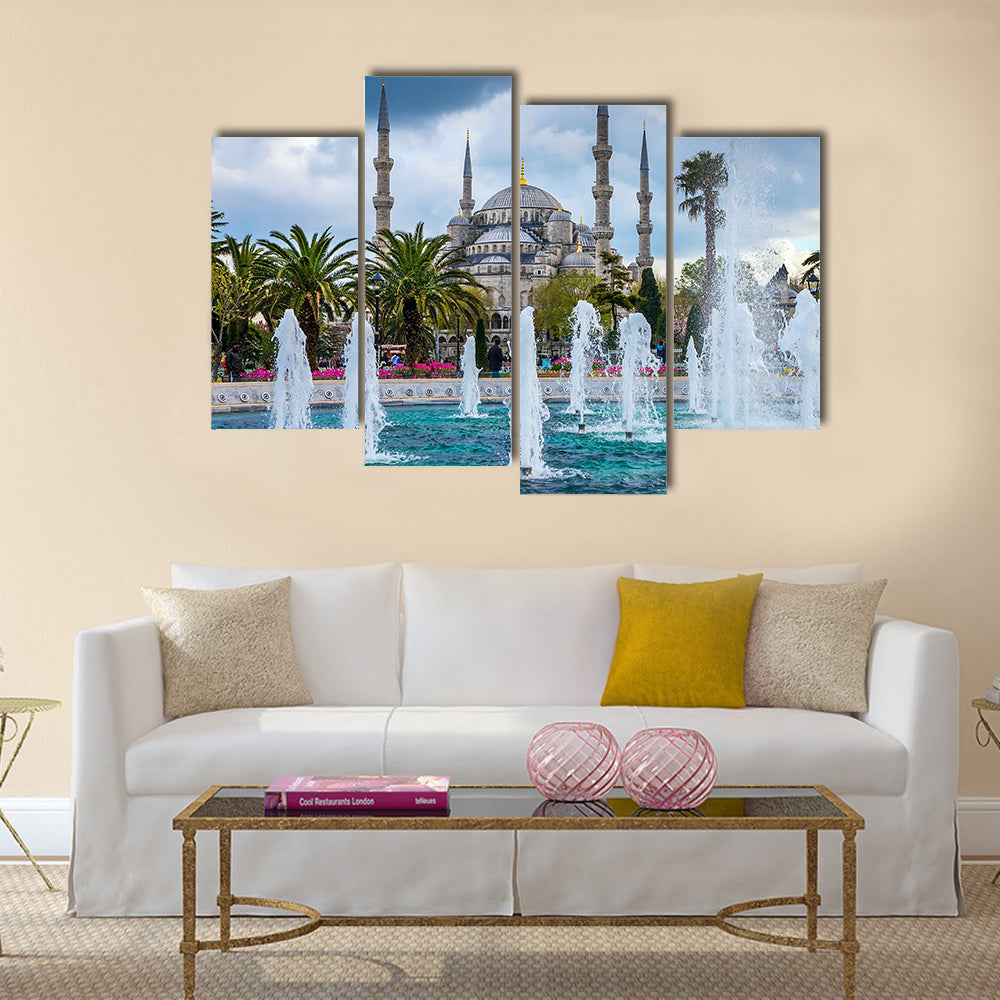 Istanbul the capital of Turkey, eastern tourist city Multi panel canvas wall art