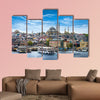 Istanbul the capital of Turkey, eastern tourist city multi panel canvas wall art