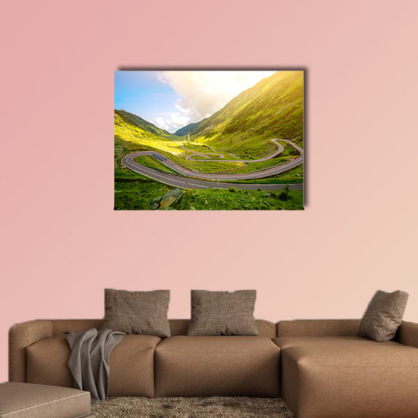 Landscape from the Fagaras Mountains multi panel canvas wall art
