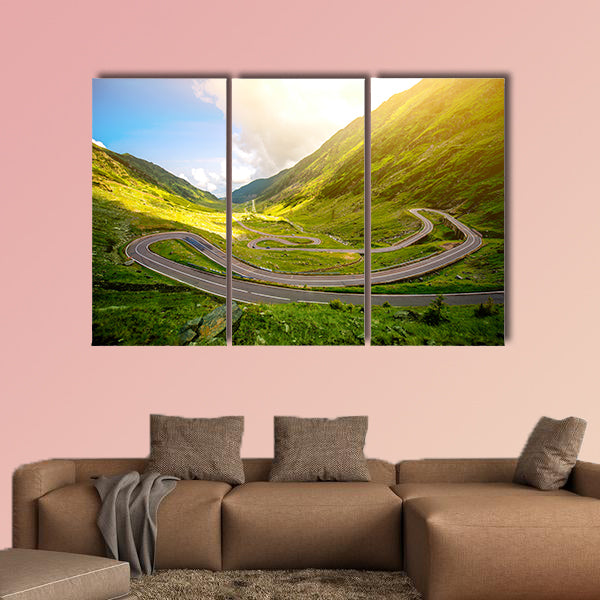 Landscape from the Fagaras Mountains multi panel canvas wall art